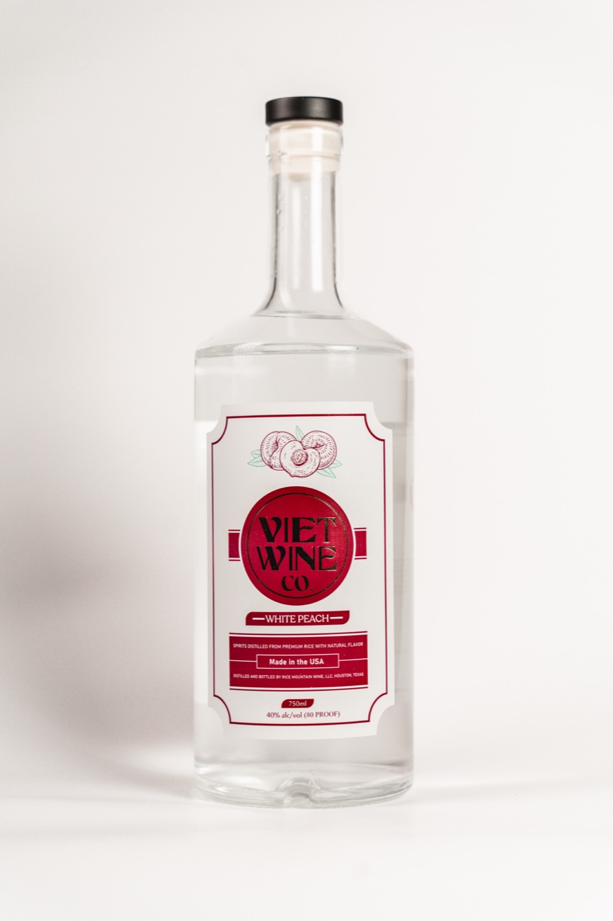 Viet Wine Co. White Peach bottle